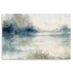 Kirklands Home Still Evening Waters II Giclee Canvas Art Print Blue Discount