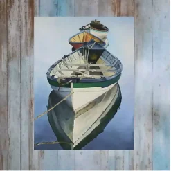 Kirklands Home Still Waters Outdoor Canvas Art Print Blue Online