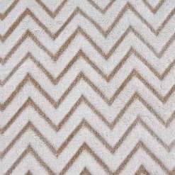 Blankets & Throws>Kirklands Home Stone Chevron Plush Throw Tan