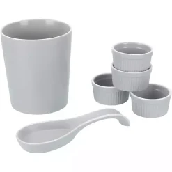 Kirklands Home Stone Katy 6-pc. Kitchen Accessories Set Gray Sale