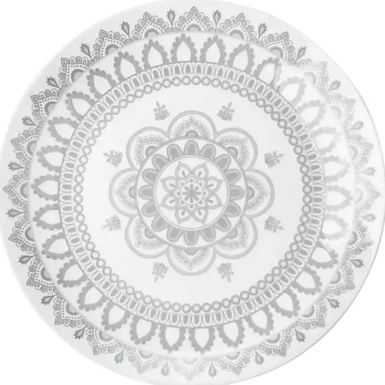 Kirklands Home Stone Lila Patterned 12-pc. Dinnerware Set New
