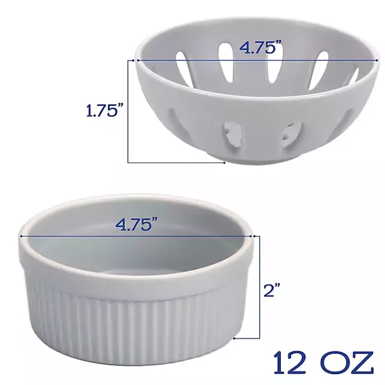 Kirklands Home Stone Stoneware 7-pc. Kitchen Accessories Set Gray Hot