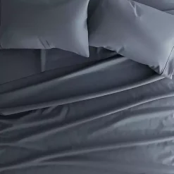 Kirklands Home Stone Ultra Soft 4-pc. Full Sheet Set Gray New