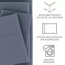 Kirklands Home Stone Ultra Soft 3-pc. Twin Sheet Set Gray Clearance