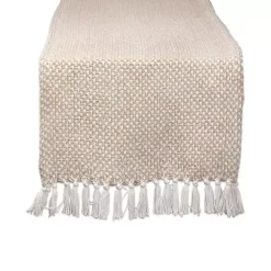 Kirklands Home Stone Woven Table Runner, 72 in. Tan Sale