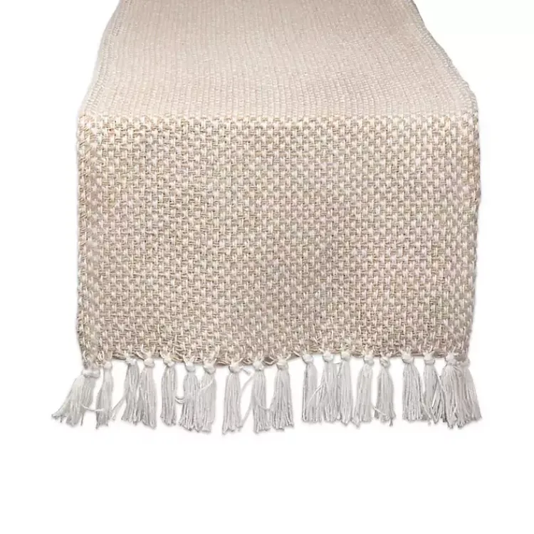 Kirklands Home Stone Woven Table Runner, 72 in. Tan Sale