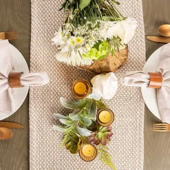 Kirklands Home Stone Woven Table Runner, 72 in. Tan Sale