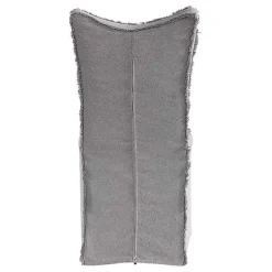 Kirklands Home Stonewash Fringe Slipcover Dining Chairs, Set of 2 Gray Outlet