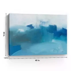 Kirklands Home Stormy Seas Canvas Art Print Blue Sale