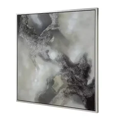 Kirklands Home Stormy Skies Framed Canvas Art Print Gray Clearance
