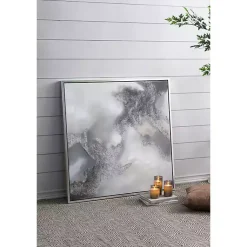 Kirklands Home Stormy Skies Framed Canvas Art Print Gray Clearance