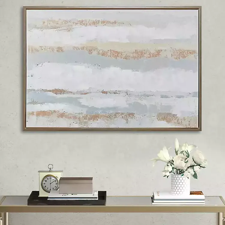 Kirklands Home Strato Hand Embellished Gold Foil Framed Art Print Online