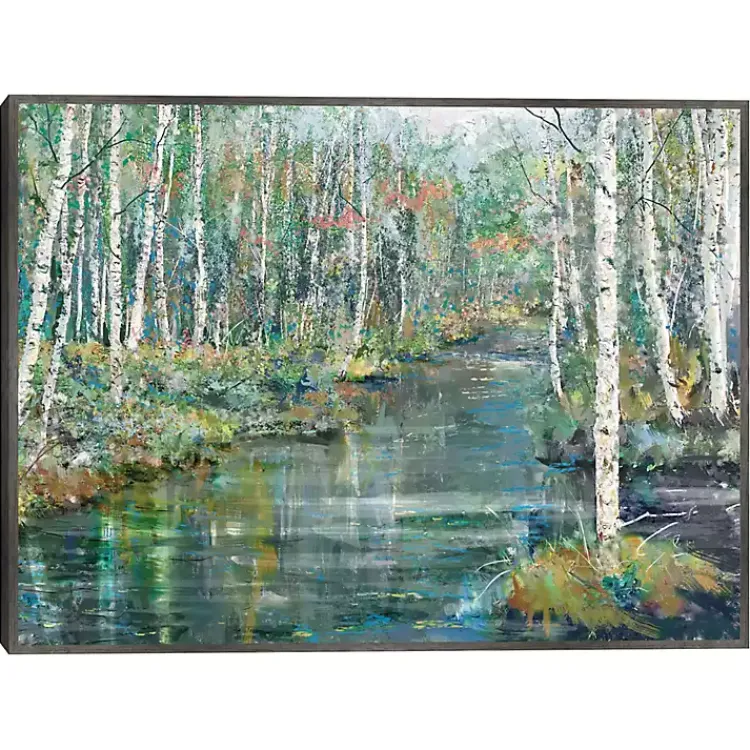Kirklands Home Streaming Framed Canvas Art Print Outlet