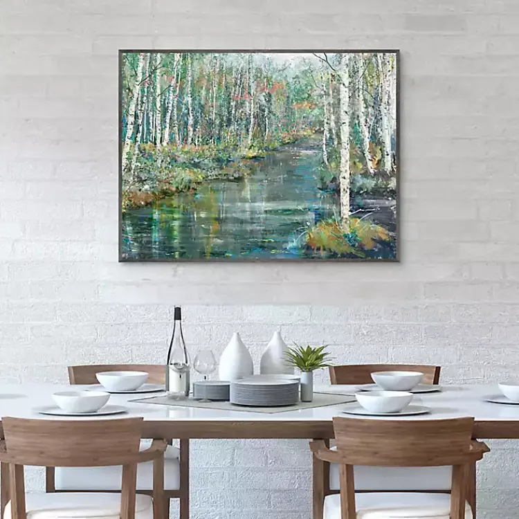Kirklands Home Streaming Framed Canvas Art Print Outlet