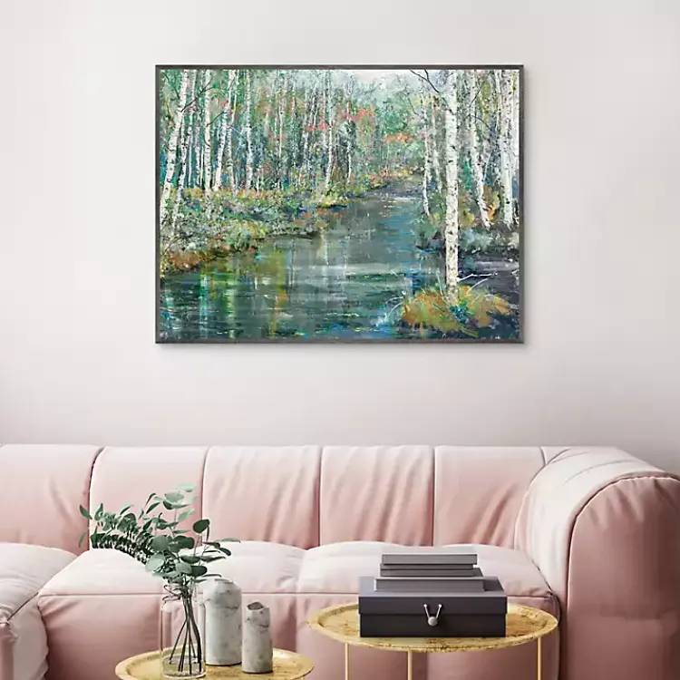 Kirklands Home Streaming Framed Canvas Art Print Outlet