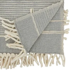 Kirklands Home Striped Chunky Fringe Table Runner Sale