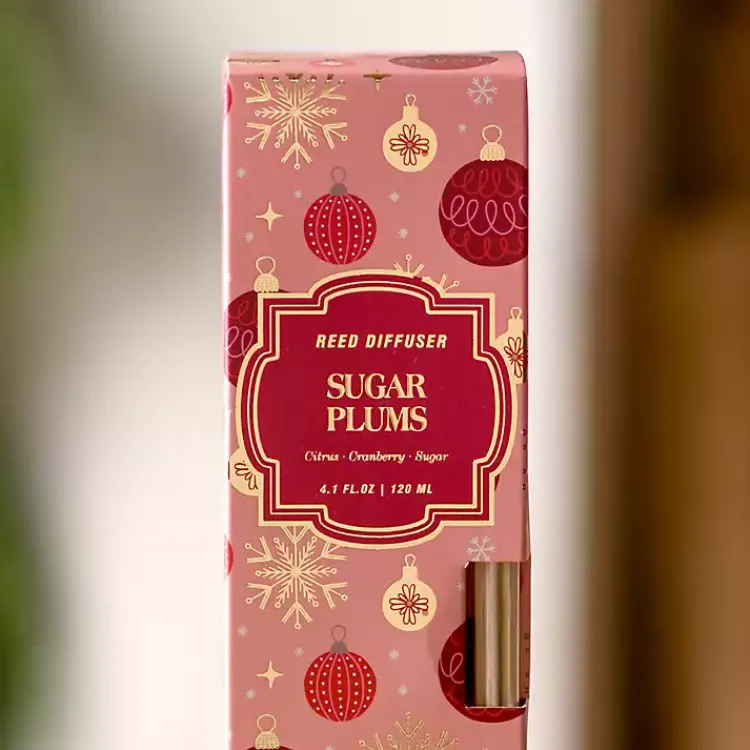 Home Fragrance>Kirklands Home Sugar Plums Diffuser Set Pink
