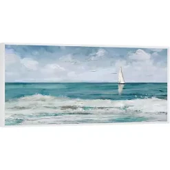 Kirklands Home Summer Cay Panel Framed Canvas Art Print Discount