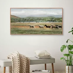 Kirklands Home Summer Herd Framed Canvas Art Print Online