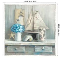 Kirklands Home Summer House Framed Canvas Art Print Hot