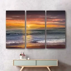Kirklands Home Sundownn Descanso Beach Canvas Art Prints Multi Best