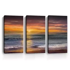 Kirklands Home Sundownn Descanso Beach Canvas Art Prints Multi Best