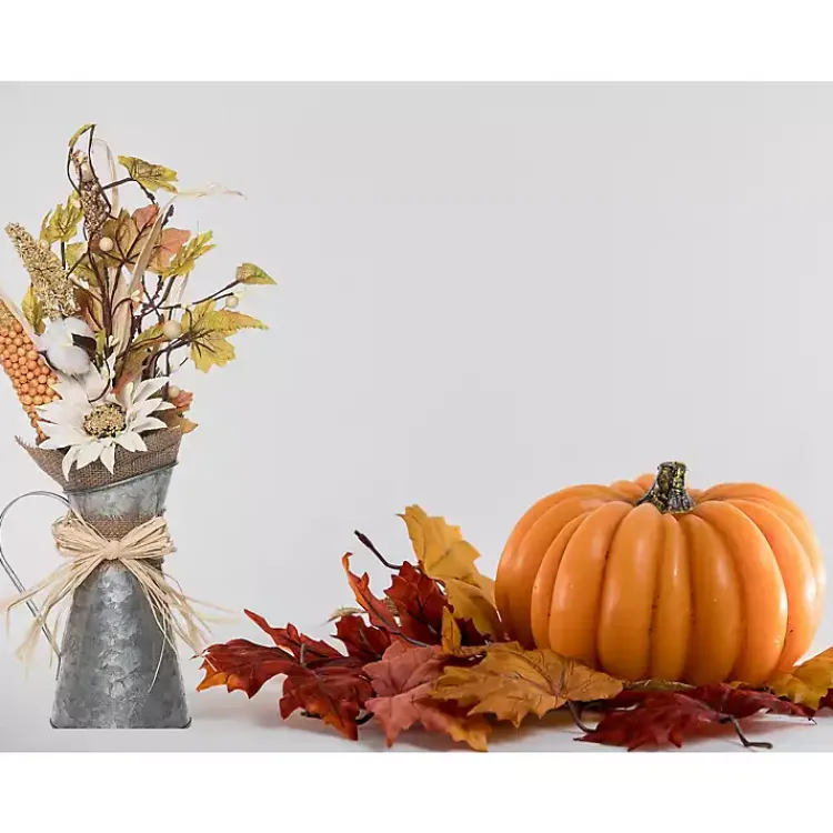 Fall>Kirklands Home Sunflower and Cotton Harvest Arrangement