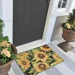 Kirklands Home Sunflower Blossoms Indoor/Outdoor Rug, 2x3 Outlet