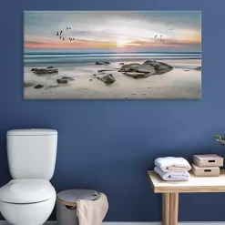Kirklands Home Sunset Flight Giclee Canvas Art Print