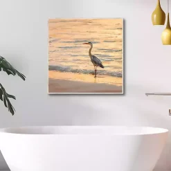 Kirklands Home Sunset Shore Framed Canvas Art Print Sale