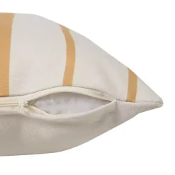 Kirklands Home Sunshine Geometric Stripes Outdoor Pillow New