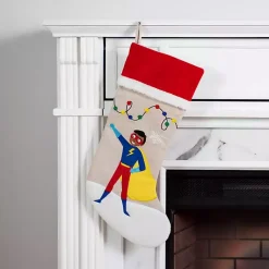 Christmas Stockings & Stocking Holders>Kirklands Home Superhero Christmas Stocking