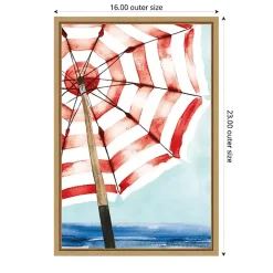Kirklands Home Surf and Sun Framed Canvas Art Print Online