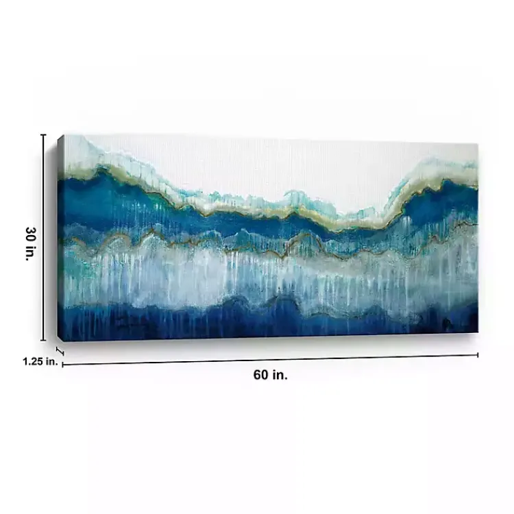 Kirklands Home Surfs Up Abstract Canvas Art Print Outlet