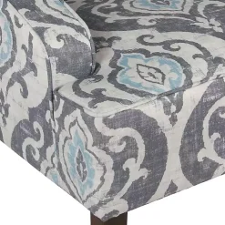 Kirklands Home Suri Blue Swoop Accent Chair Outlet