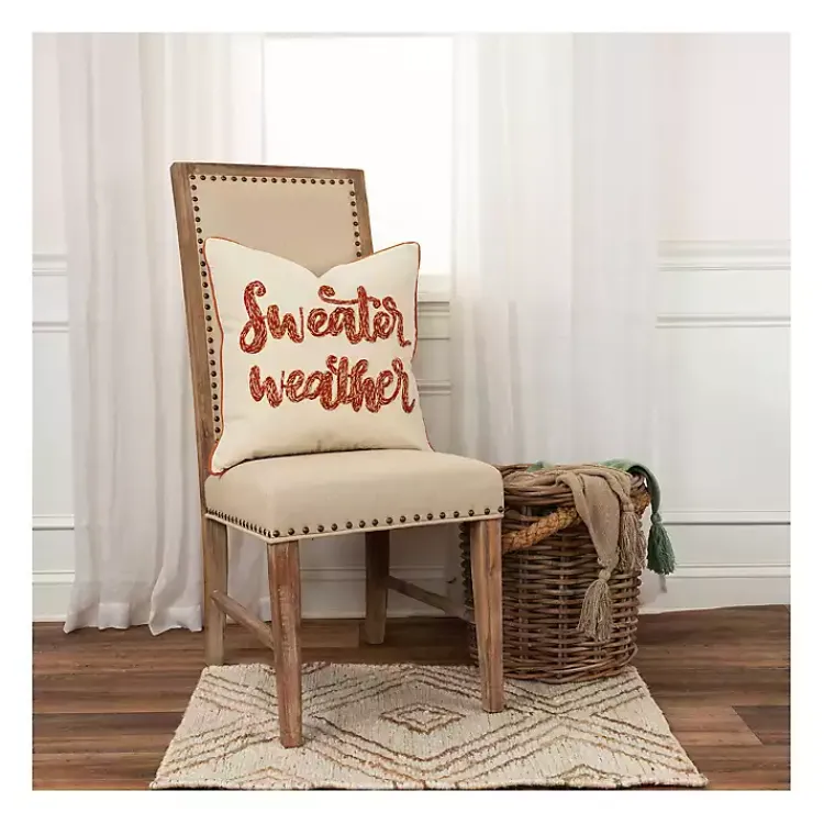 Fall>Kirklands Home Sweater Weather Harvest Throw Pillow