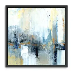 Kirklands Home Sweeping the City Framed Canvas Art Print Outlet