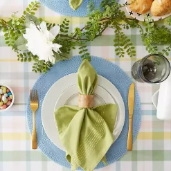 Kirklands Home Sweet Spring Plaid Tablecloth, 52 in. Multi