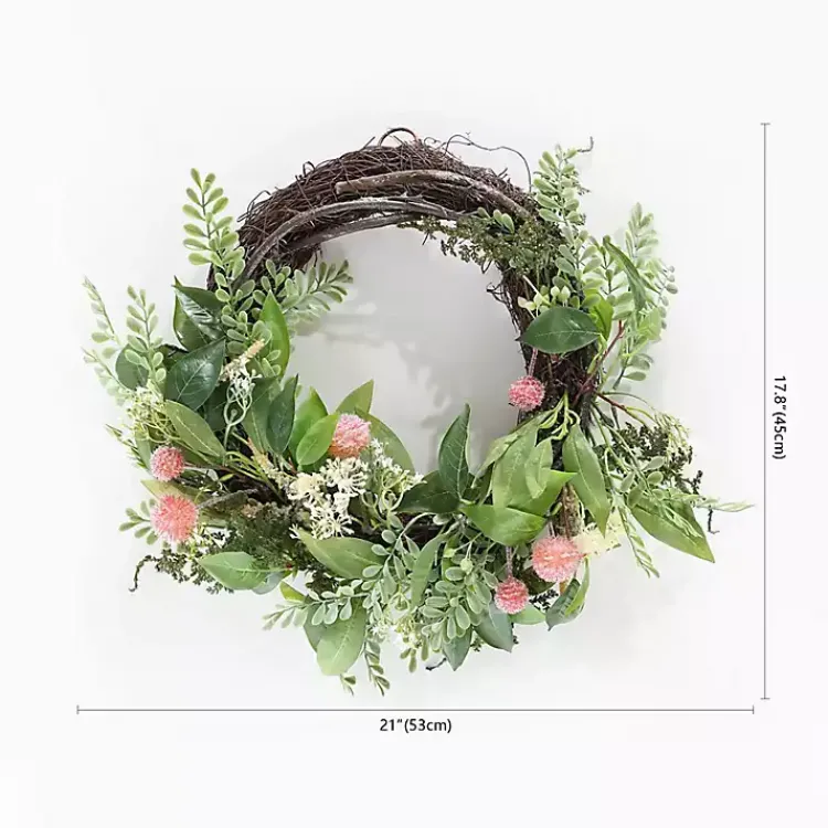 Wreaths>Kirklands Home Sweetgum and Mandarin Wreath