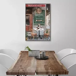 Kirklands Home Table for Two Framed Canvas Art Print Discount