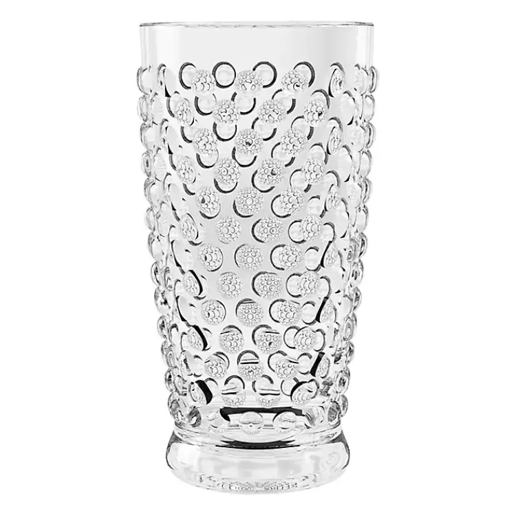Kirklands Home Tall Embossed Acrylic Tumblers, Set of 6 Clear Outlet