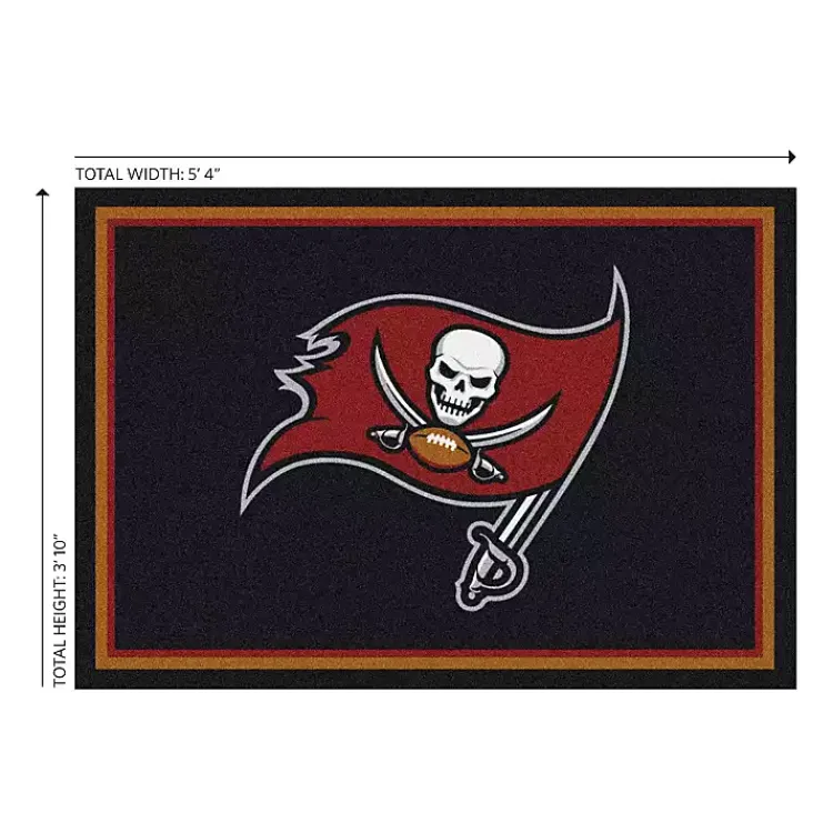 Kirklands Home Tampa Bay Buccaneers Area Rug, 4x6 Clearance