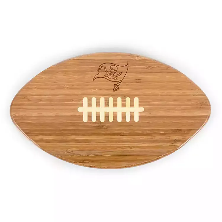 Kirklands Home Tampa Bay Buccaneers Bamboo Football Cutting Board Tan Discount