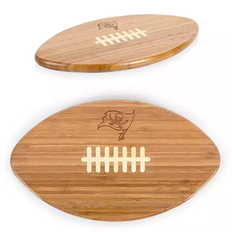 Kirklands Home Tampa Bay Buccaneers Bamboo Football Cutting Board Tan Discount