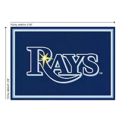 Kirklands Home Tampa Bay Devil Rays Spirit Rug, 3x4 Blue Discount
