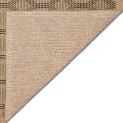 Kirklands Home Tan & Black Diamonds Indoor/Outdoor Area Rug, 7x9 Discount