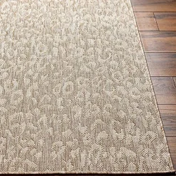 Kirklands Home Tan Amur Outdoor Rug, 6x9 New