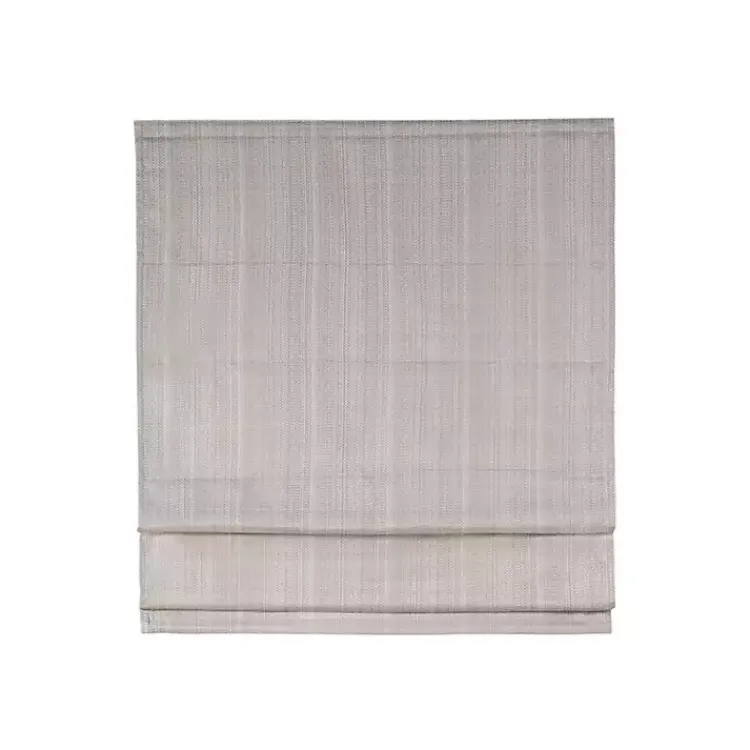 Kirklands Home Basketweave Cordless Roman Shade, 33 in. Tan Clearance