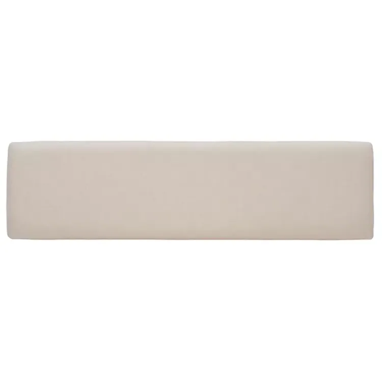 Kirklands Home Basketweave Upholstered Wood Bench Tan Discount