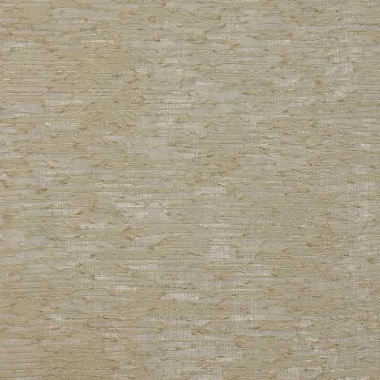 Kirklands Home Boucle Sheer Single Curtain Panel, 95 in. Tan Outlet